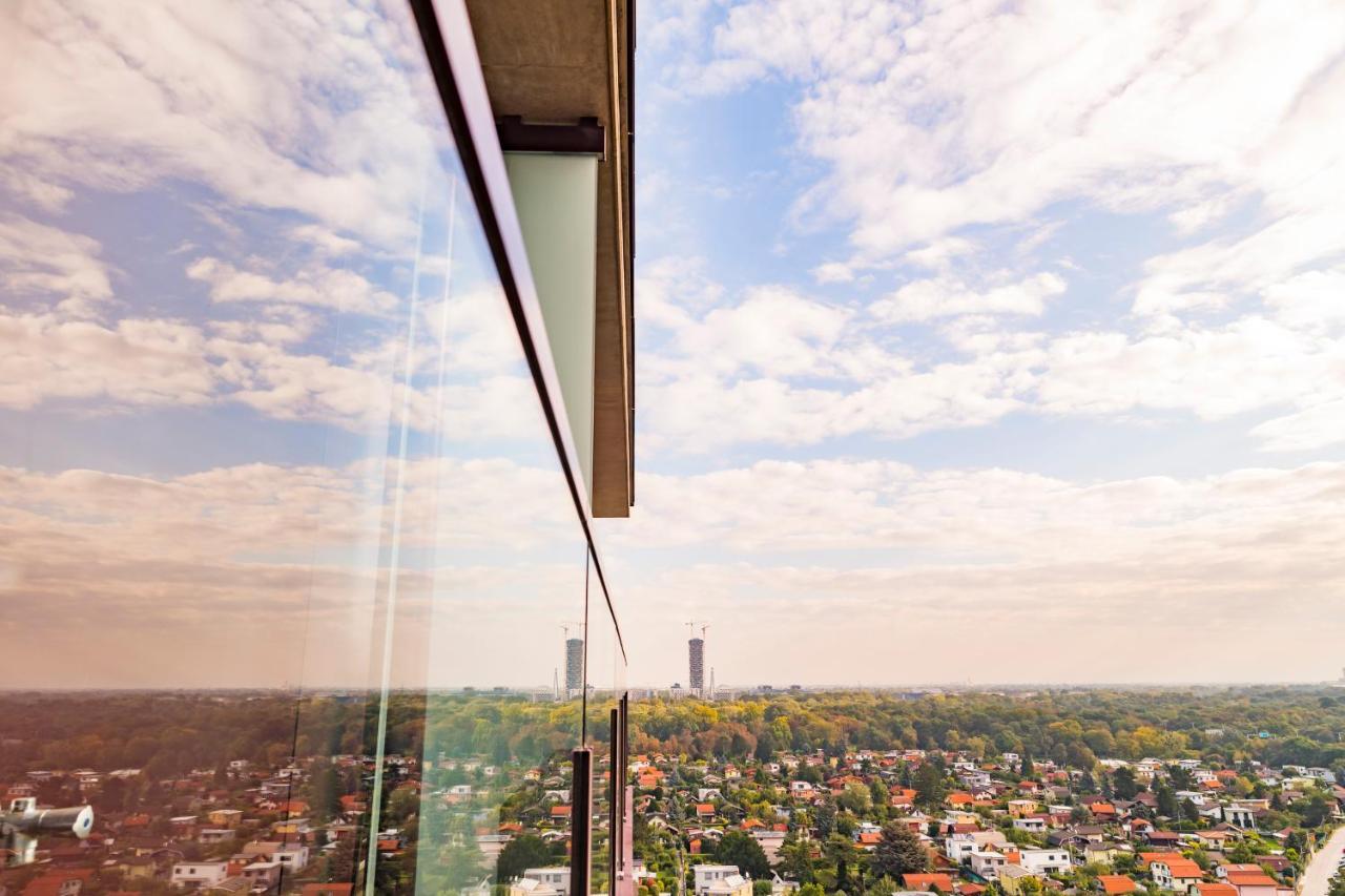 Triiiple Tower Dream Apartments With Rooftop-Summer-Pool Bécs Kültér fotó